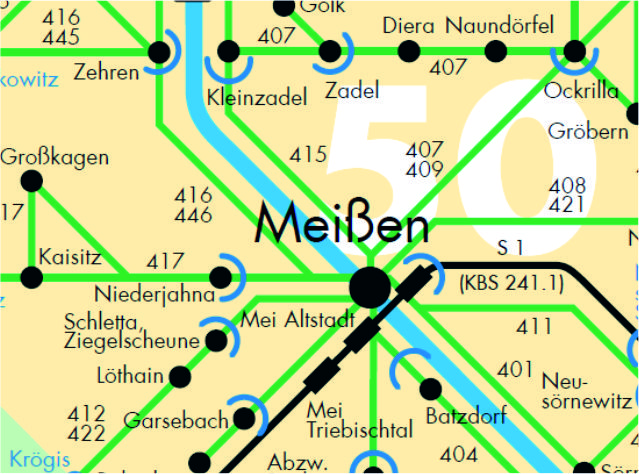 Fahrplan Verkehrsgesellschaft Meißen